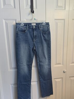 DRIFTWOOD Women's Medium Blue Straight Leg Jeans